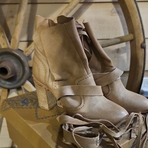 Free People Seven Wonders Heeled Boots Size 37